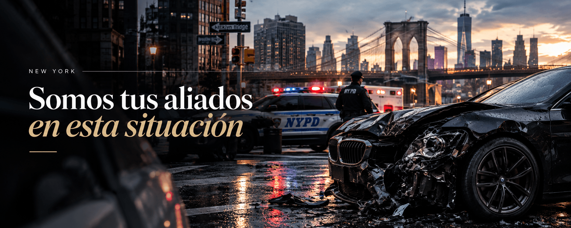Somos tus aliados en esta situación — accidente de tránsito en Nueva York
